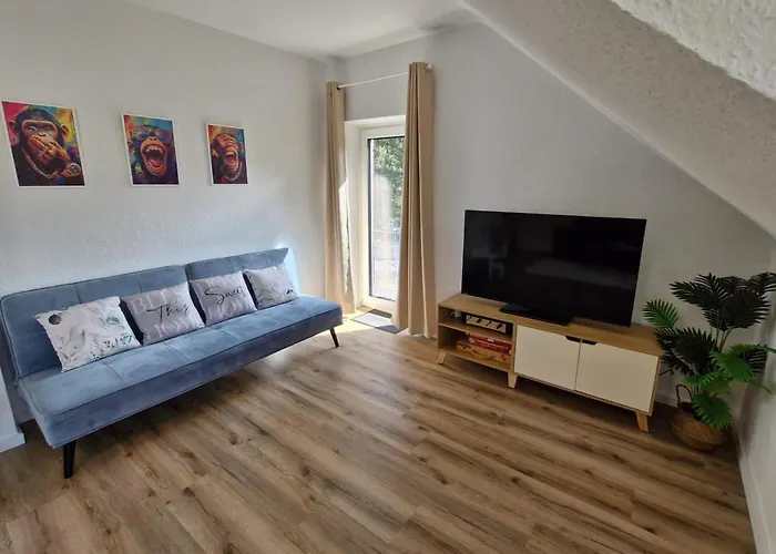 Allergruen, Balkon Mit Blick In * Verden an der Aller